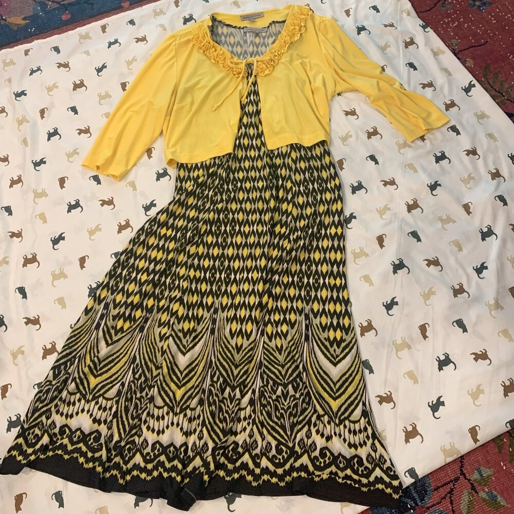 Danny & Nicole Maxi Dress with Matching Jacket